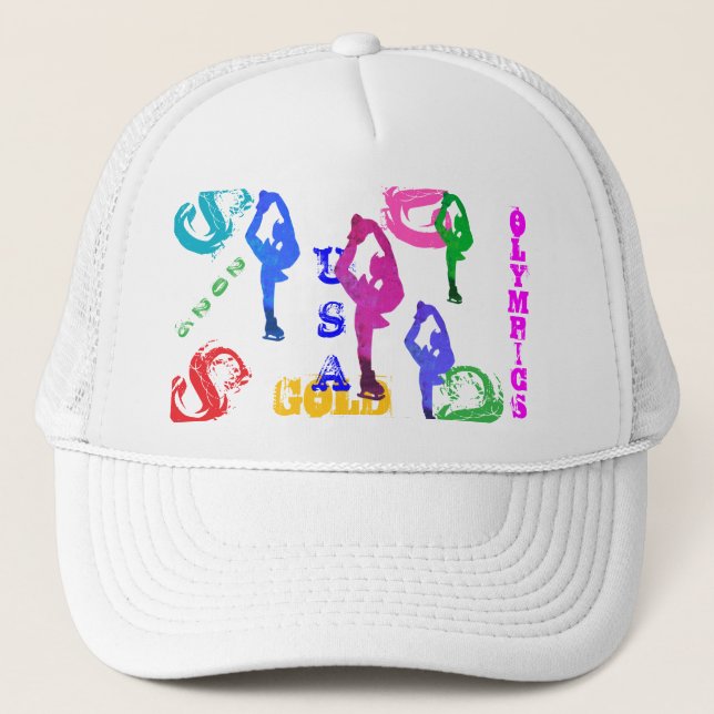GORRA DE CAMIONERO OLYMPIC ICE SKATING (Anverso)
