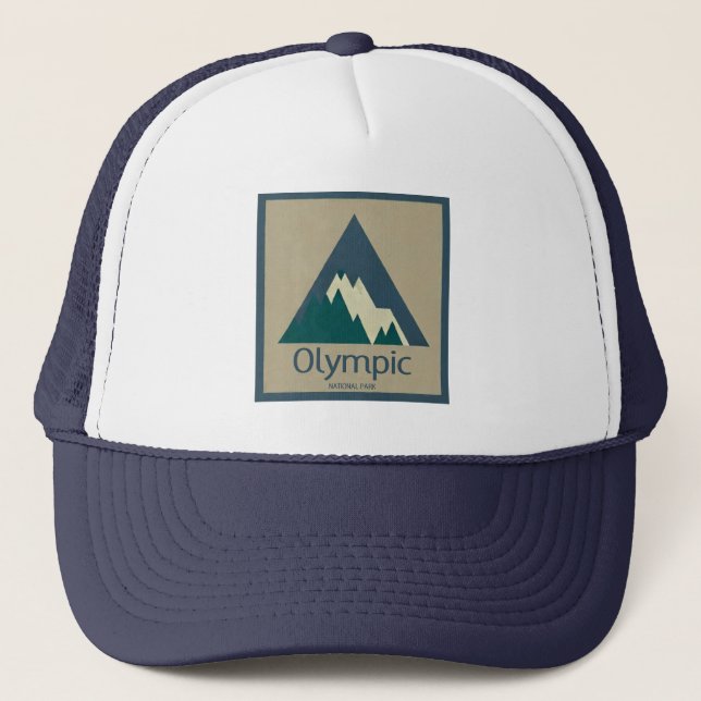 Gorra De Camionero Olympic National Park Rustic (Anverso)