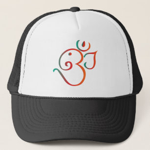 Gorra De Camionero OM-ganpati-verde-naranja