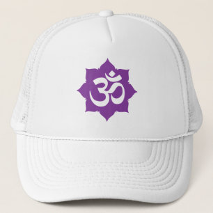 Gorra De Camionero OM Namaste Spiritual Lotus Flor Yoga