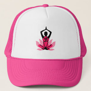 Gorra De Camionero OM Namaste Spiritual Lotus Flor Yoga