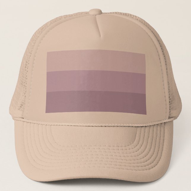 Gorra De Camionero Ombre púrpura rayado (Anverso)
