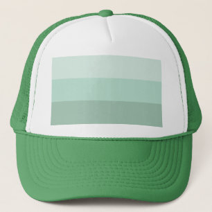 Gorra De Camionero Ombre verde rayado
