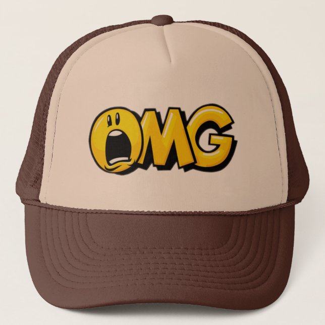 Gorra De Camionero OMG Design Trucker Hats  (Anverso)