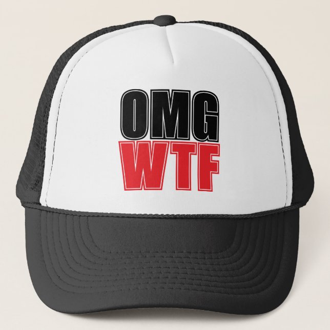 GORRA DE CAMIONERO OMG-WTF (Anverso)