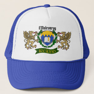 Gorra De Camionero O'Mulconroy/Conroy Irish Shield con Griffins