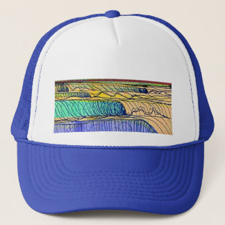 Gorra De Camionero ondas de balanceo
