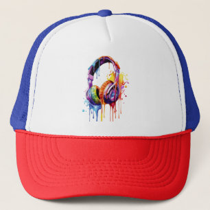 Gorra De Camionero Ondas de sonido de verano