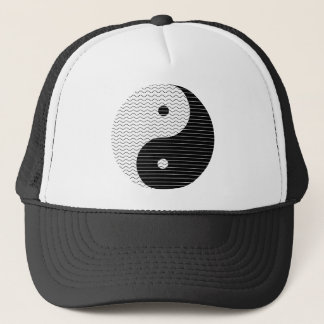 Gorra De Camionero Ondas de Yin Yang