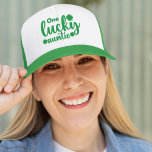 Gorra De Camionero One Lucky Auntie Funny St Patrick Day<br><div class="desc">Diseño de dia de San Patricio Para las Tias,  one lucky tia es un diseño ideal para lucir en el dia de san patricio,  con linda tipografia en color blanco con motivos de dia de san patricio. No lo piense y adquiera la suya ahora.</div>