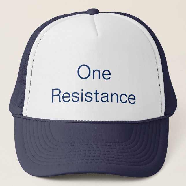 Gorra De Camionero One Resistance (Anverso)