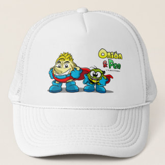Gorra De Camionero Onion & Pea characters hat.