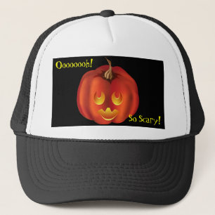 Gorra De Camionero ¡Oooh, tan asustadizo! Jack-O-Linterna Halloween