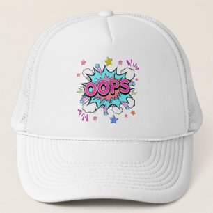 Gorra De Camionero Oops Pop Art Explosion