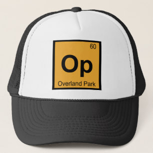 Gorra De Camionero Op - Overland Park Kansas Química Tabla Periódica