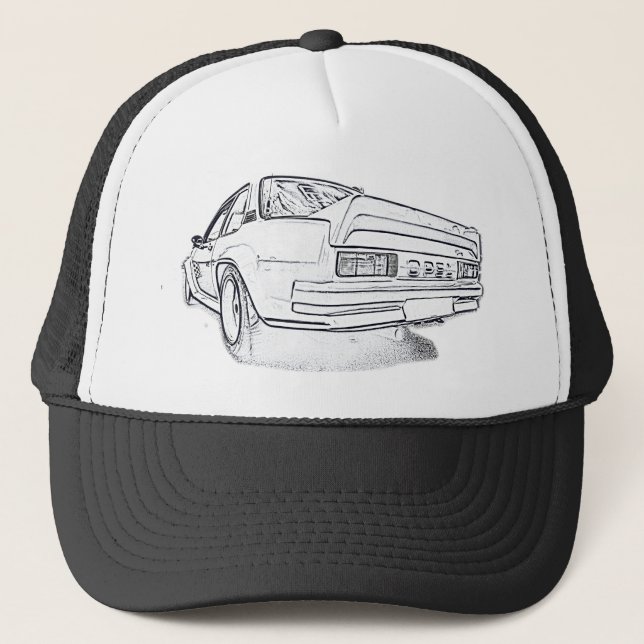 Gorra De Camionero Opel Ascona i400 (Anverso)