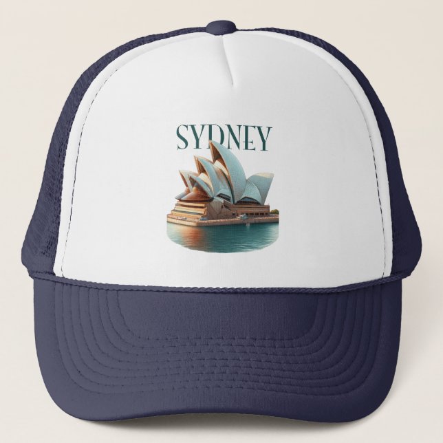 Gorra De Camionero Ópera de Sídney Australia (Anverso)