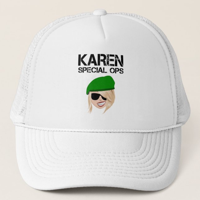 Gorra De Camionero Operaciones Especiales de Karen (Anverso)