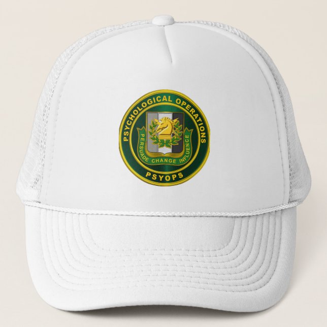 Gorra De Camionero Operaciones Psicológicas PSYOPS  (Anverso)