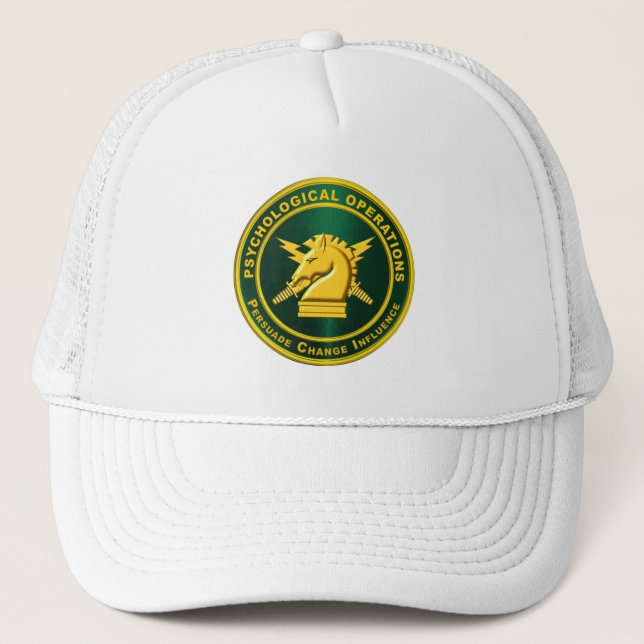 Gorra De Camionero Operaciones sicológicas PSYOPS (Anverso)