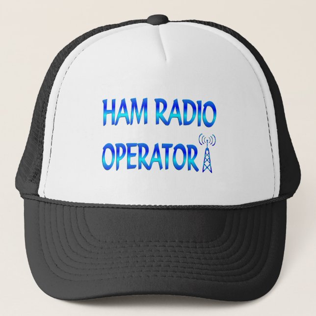 Gorra De Camionero Operador de equipo de radio-aficionado (Anverso)