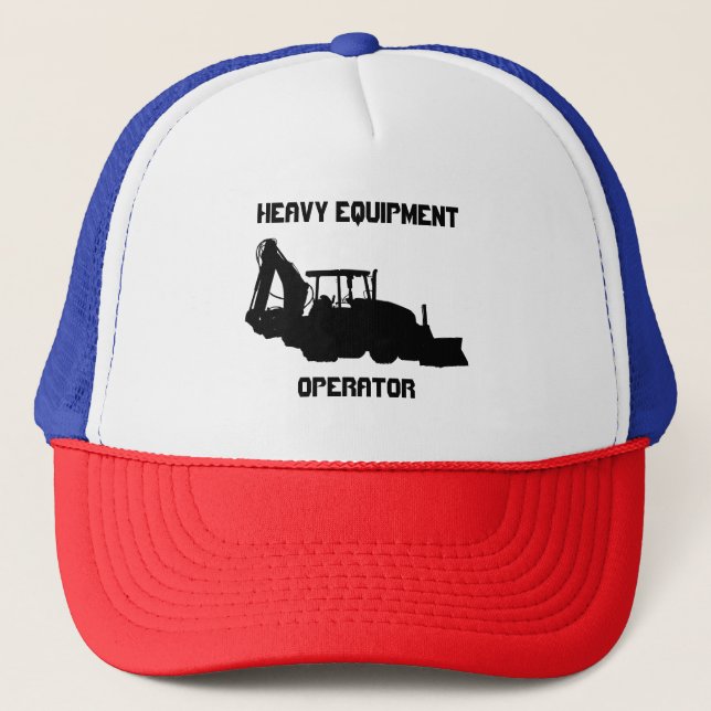Gorra De Camionero Operador de equipo pesado (Anverso)