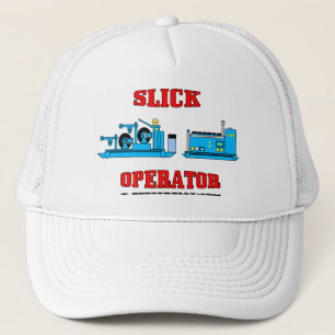 Gorra De Camionero Operador pulido, operador de Slickline, gorra,