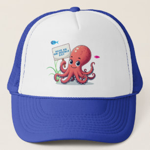 Gorra De Camionero Opulpo personalizado con pescado