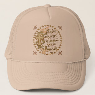 Gorra De Camionero Oración de los Lores Latinos Cristianos