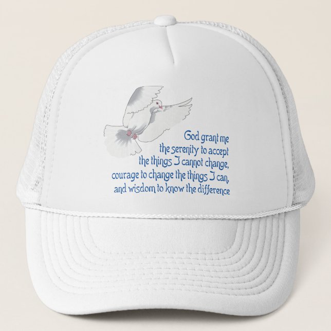 Gorra De Camionero Oración de serenidad (Anverso)