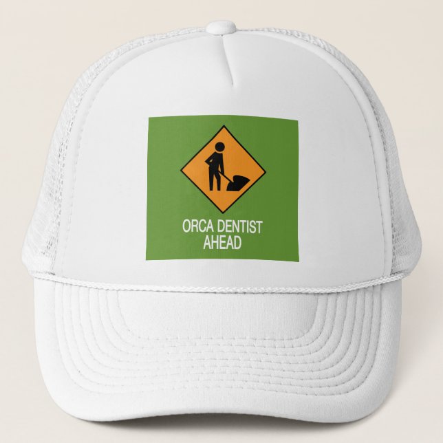 Gorra De Camionero Orca Dentist Ahead (Anverso)