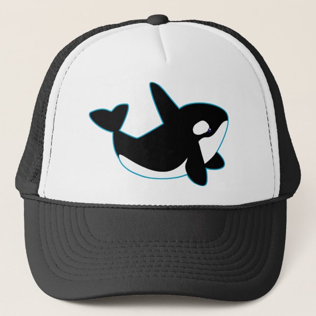 Gorra De Camionero Orca linda (orca) (Anverso)