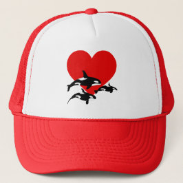 Gorra De Camionero Orca Whale Lover Cute