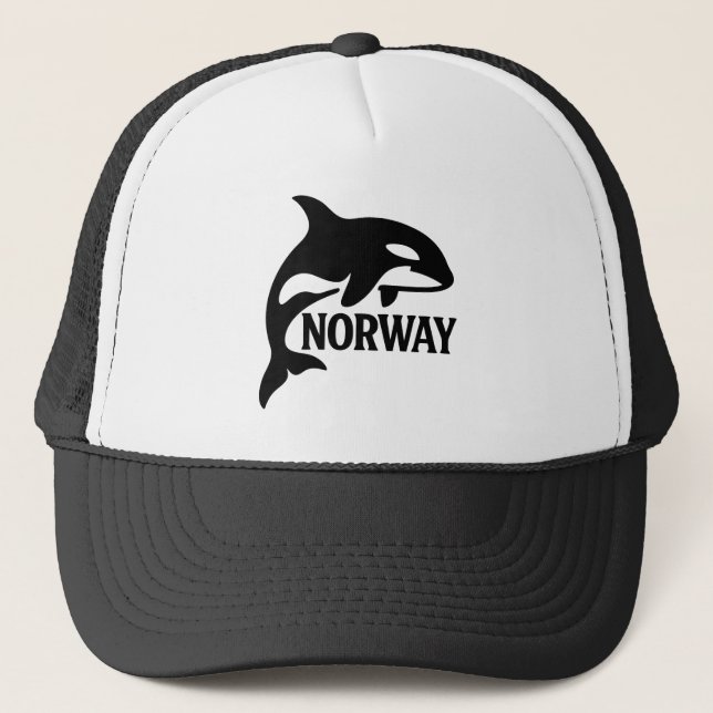 Gorra De Camionero Orcas de Noruega (Anverso)