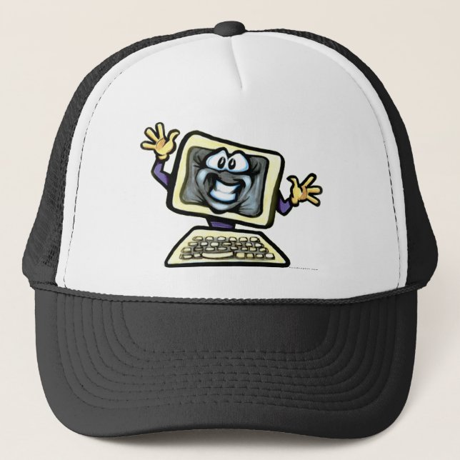 Gorra De Camionero Ordenador (Anverso)