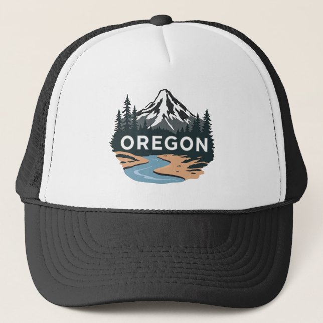 Gorra De Camionero Oregón Estados Unidos de América (Anverso)