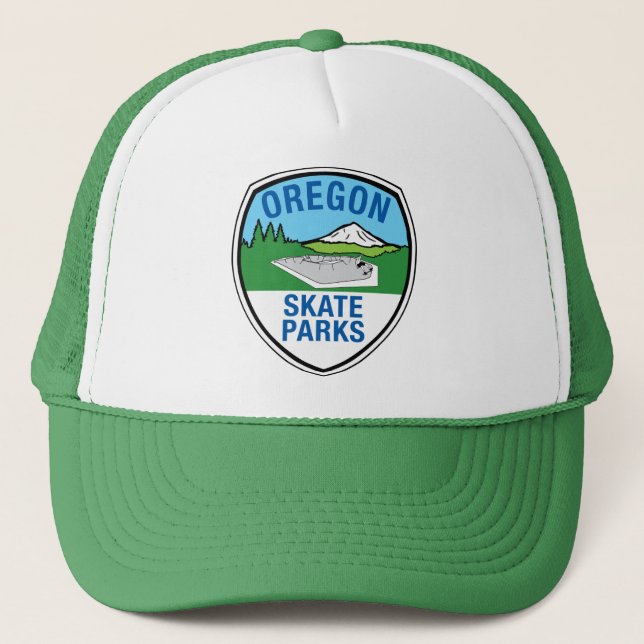 Gorra De Camionero Oregon_SkateParks (Anverso)