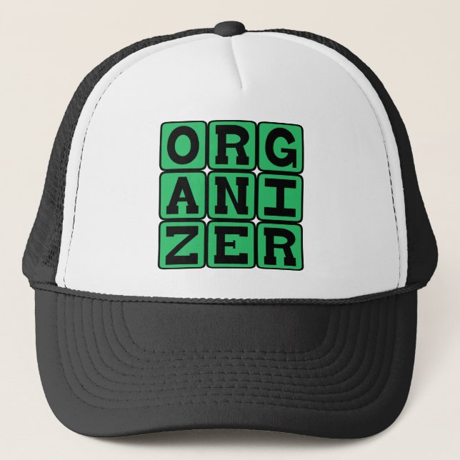 Gorra De Camionero Organizador, cabecilla (Anverso)