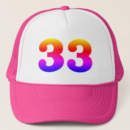 Gorra De Camionero Orgullo "33"