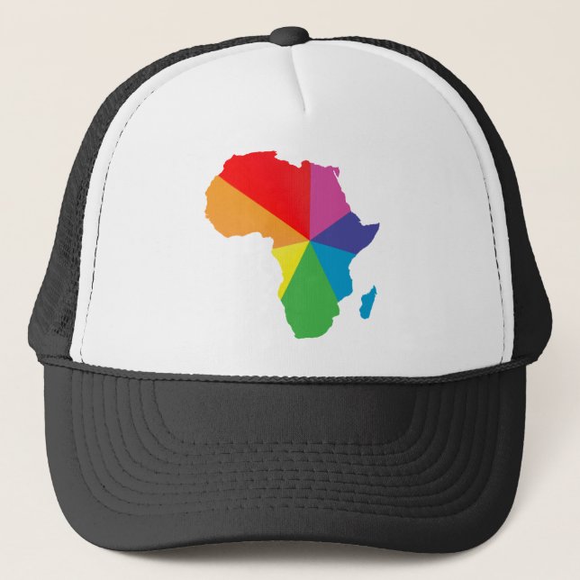 Gorra De Camionero orgullo africano. (Anverso)