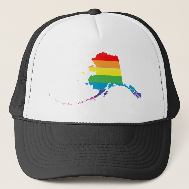 Gorra De Camionero orgullo alaska. desnudado. (Anverso)