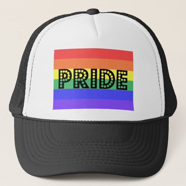 Gorra De Camionero Orgullo arcoiris (Anverso)