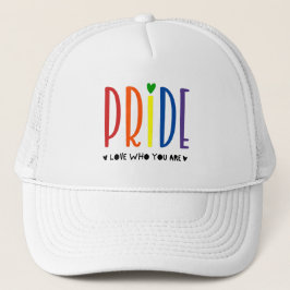 Gorra De Camionero Orgullo arcoiris - Amor a quien eres LGBTQ+