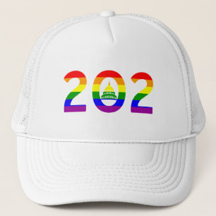 Gorra De Camionero Orgullo arcoiris de Washington D.C.