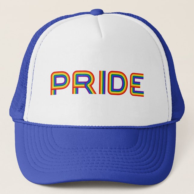 Gorra De Camionero Orgullo | Cartas arcoiris (Anverso)