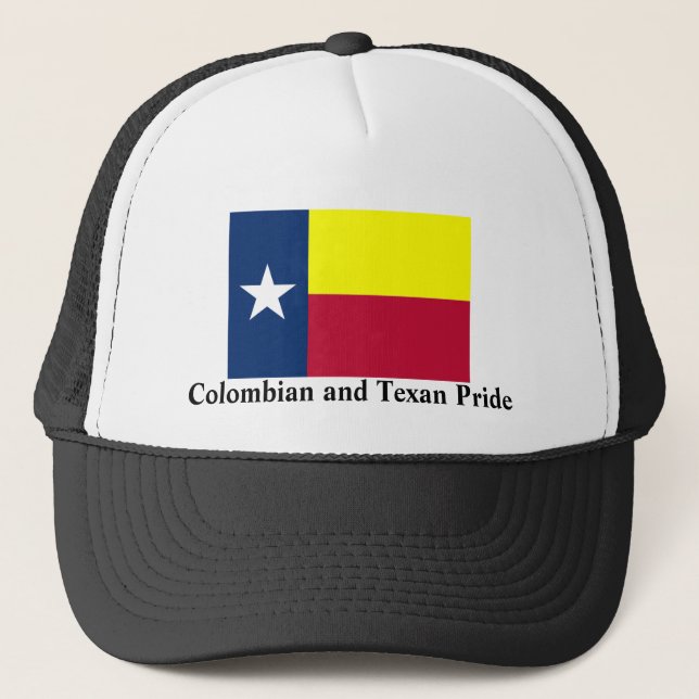 Gorra De Camionero Orgullo colombiano y del Texan (Anverso)