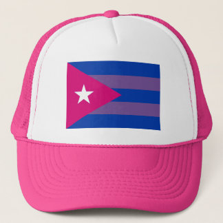 Gorra De Camionero Orgullo cubano LGBT bisexual del BI
