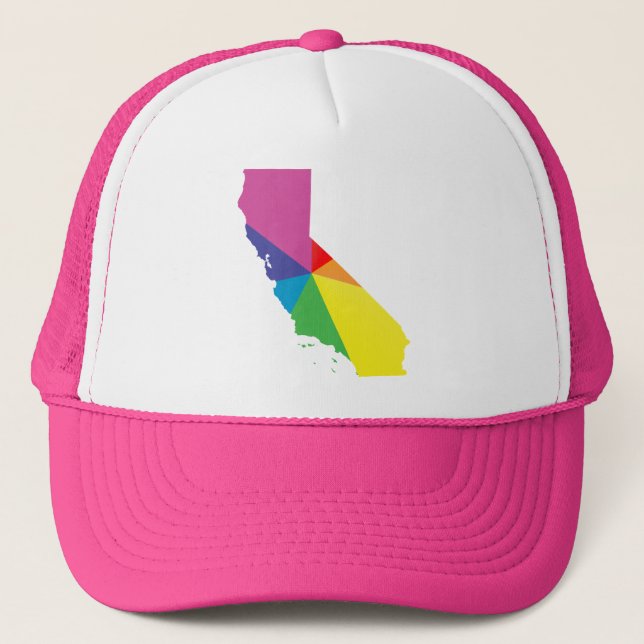 Gorra De Camionero orgullo de california. (Anverso)