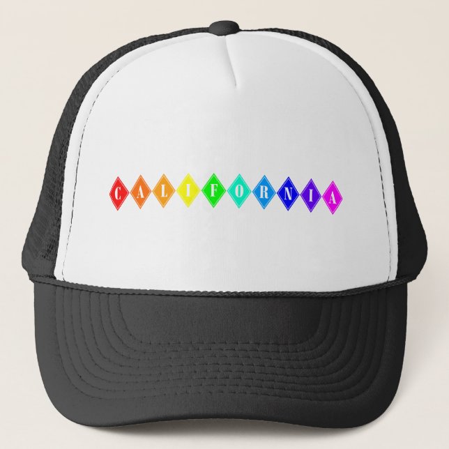 Gorra De Camionero orgullo de california. (Anverso)