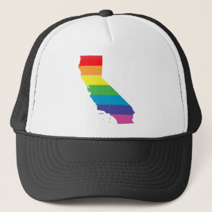 Gorra De Camionero orgullo de california. desnudado.